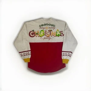 Disney Parks Mickey Mouse Merry Christmas Party Holiday Spirit Jersey Adult XS - Picture 1 of 6
