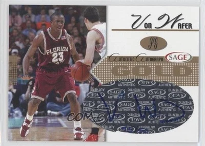 2005-06 SAGE Auto Auto Gold Von Wafer #A24 Rookie Auto RC - Image 1 of 2