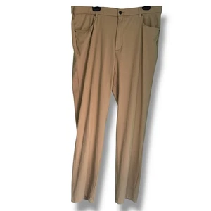 Johnnie-O Hose Herren Größe 36 x 32 hellbraun Chino Performance gerade Stretch Golf - Bild 1 von 9
