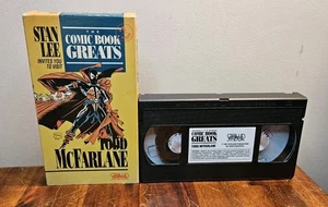 TODD  McFARLANE  "COMIC BOOK GREATS #1 "  OOP  VHS  (1991) - Picture 1 of 5