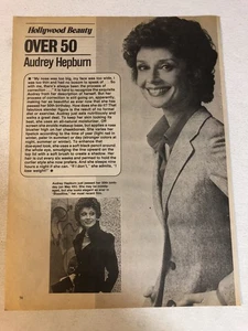 Audrey Hepburn Hollywood Beauty Vintage Magazine Article One Page ART4 - Picture 1 of 2