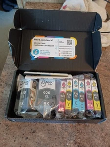 Smart Ink 920XL Cartridges, fit HP 6500, 8 Pack, ALL SEALED - Picture 1 of 8