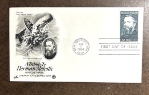 U.S. HERMAN MELVILLE AUTHOR OF MOBY DICK SC#2094 ARTCRAFT CACHET UA - Picture 1 of 1
