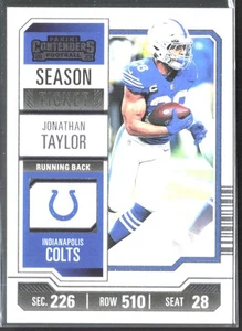 2023 Panini Contenders Jonathan Taylor #43 Season Ticket Retail Colts - Picture 1 of 2