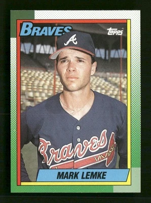 1990 O-Pee-Chee #451 Mark Lemke Atlanta Braves - Image 1 of 2
