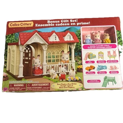 Calico Critters Sweet Raspberry Home Gift Set Maison Sweet Raspberrry - Image 1 of 4