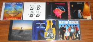 CD Lot Pink Floyd Dire Straits Blondie Black Sabbath Rush Erde Wind Feuer - Bild 1 von 2