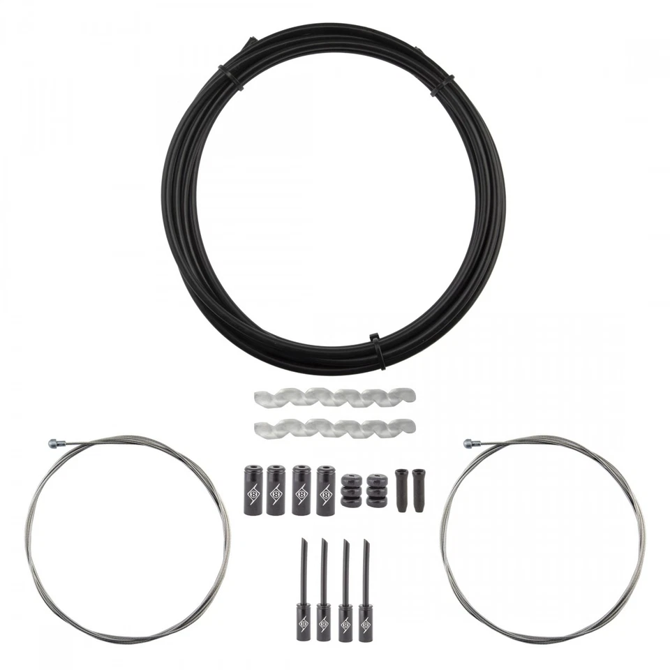 Origin8 Slick Compressionless Road Brake Cable & Housing Kit - Stainless Steel - Image 1 of 1