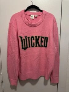 Wicked Damen großer offizieller rosa Pullover limitierte Auflage *LAST ONE* L neu mit Etikett - Bild 1 von 6