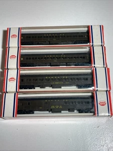 Model Power N Scale Santa Fe Passenger Streamline Passenger Cars 3275 1835 1482 - Picture 1 of 7