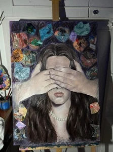 Oil Painting “Protection from reality” - Foto 1 di 3
