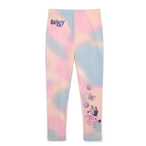 Bluey Girls’ Tie-Dye Graphic Leggings Pink Sizes XS 4-5 - Picture 1 of 3