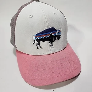 Patagonia Fitz Roy Bison Baseball Cap Hat Womens OS Multicolor Mesh Snapback - Picture 1 of 5