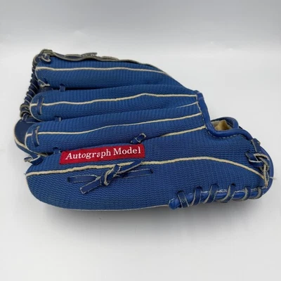 Guante de béisbol Wilson A2250 modelo autógrafo juvenil cuero azul tiro a la derecha Foto 1 de 4