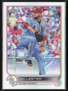 2022 Topps Chrome Edition #187 Jon Lester Refractor - Picture 1 of 2