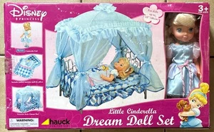 RARE Hauck Disney Princess Little Cinderella Dream Doll Set Playmates NEW - Picture 1 of 16