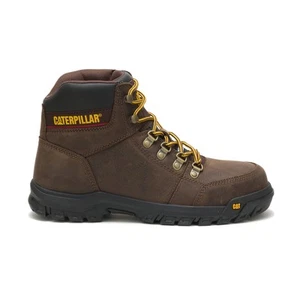 Caterpillar Men Outline Steel Toe Work Boot Work Boots Leather - Picture 1 of 23