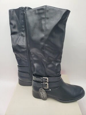 Style & Co. 7.5 M Mujer Maliaa Negro Botas Hasta la Rodilla Zapatos Medianos (B,M) Foto 1 de 4