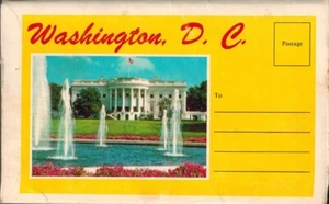 Washington District of Columbia Folio Souvenir, US Capitol Landmarks Monuments - Picture 1 of 3