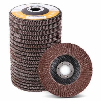 20x Flap Disc 4.5" 4-1/2 40 60 80 120 Grit Angle Grinder Sanding Grinding Wheels - Image 1 of 4