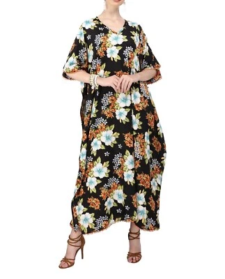 Vestido caftanes Miss Lavish London para mujer talla pequeña Foto 1 de 4