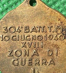 Medaglia Reggimentale Artiglieria Fronte Francese 1940 - Foto 1 di 2