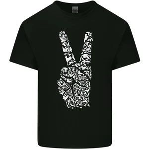 Peace Word Art Hippy Environment Kids T-Shirt Boys Girls - Picture 1 of 67