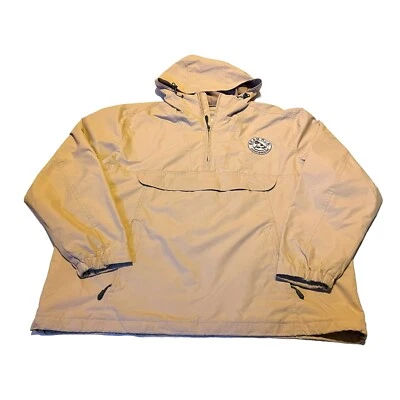 Chaqueta cortavientos North End bronceada con capucha Bear Run Campground Portersville PA XL Foto 1 de 4
