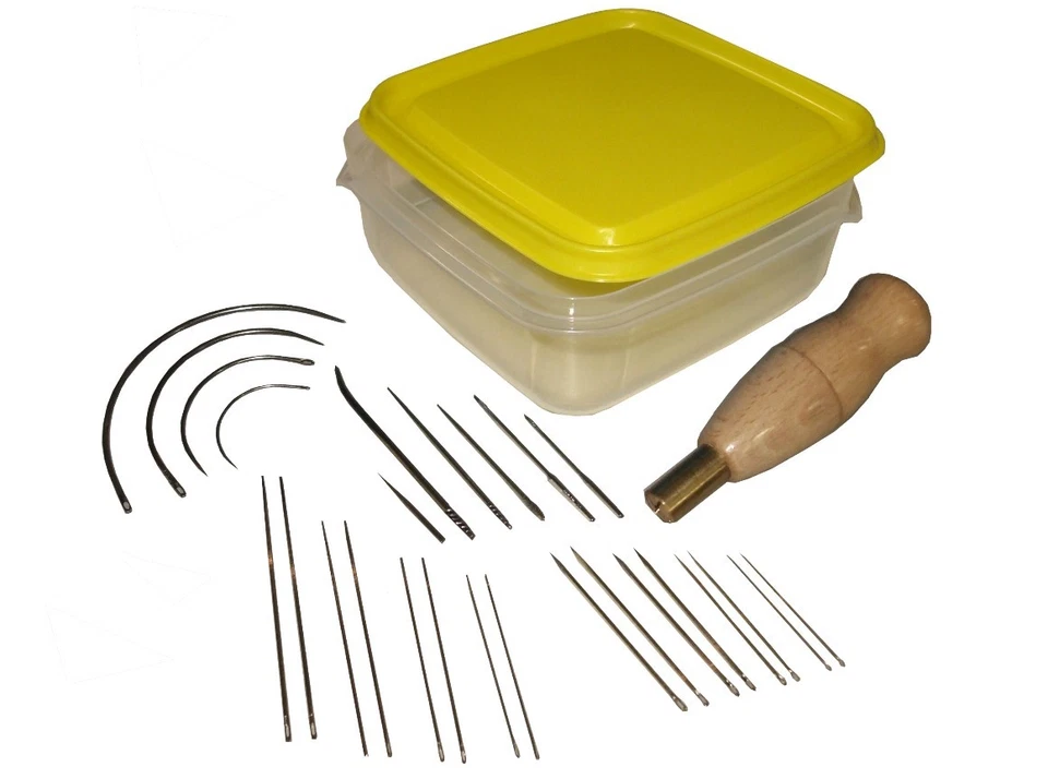 Nadeln Nähnadeln Ledernadeln Leder Nadelsortiment Ahle Kürschnernadeln Sattler  - Bild 1 von 1