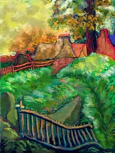 The Gate (after Gauguin) - Signed & Numbered Limited Edition Print - F. DeTrolio - Bild 1 von 10