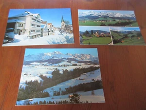 3 alte Ansichtskarten St. Gallen frankiert mit 80 Pfennig Briefmarken ungelaufen - Bild 1 von 2