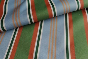 Vintage Stripes Fabric Water Resistant Outdoor Canvas Fabric Upholstery Cushion - Picture 1 of 4
