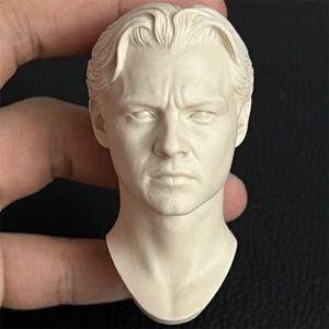 Scultura intaglio testa Leonardo DiCaprio 1/6 non dipinta per figura 12 - Foto 1 di 4