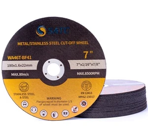 20 PCS 7x1/16x7/8" Cut Off Wheel Metal Disc For Grinder INOX Steel Stainless - Picture 1 of 6