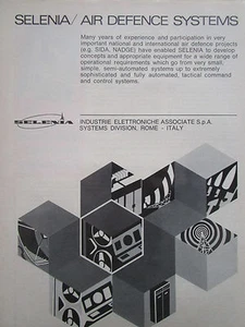 3/1972 PUB SELENIA AIR DEFENCE SYSTEMS TACTICAL COMMAND CONTROL ORIGINAL AD - Foto 1 di 1