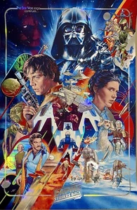 Martin Ansin Star Wars Empire Strikes FOIL Variant Print Poster Mondo Bottleneck - Bild 1 von 6