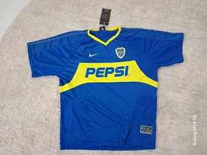 New Nike CABJ Boca Juniors Pepsi Jersey Vintage Blue Soccer Adult Mens X Large - Picture 1 of 11