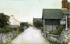 POSTAL IMPRESA DE MAIN STREET, ABER, CAERNARFONSHIRE, GALES POR LLAVE INGLESA - Imagen 1 de 2