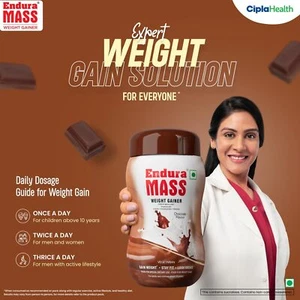 Endura Mass Weight Gainer (Chocolate, 1000g) - Picture 1 of 8