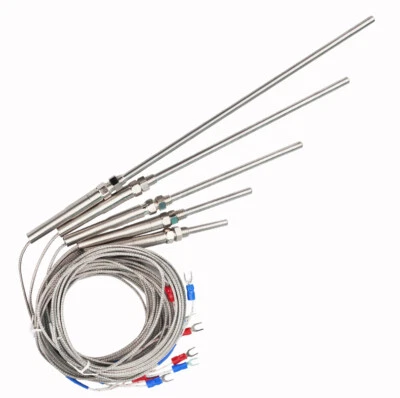 K Typ Thermoelement Temperatur Sensor Temperaturfühler Sonde 1,2,3,4,5M Kabel