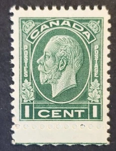 Stamps Canada Mint: #195 1c green Geo. V Medallion Issue single VF MNH - Picture 1 of 1
