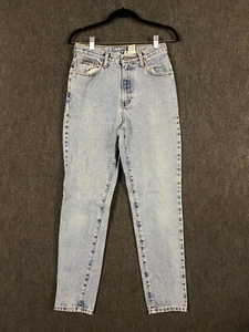 Calvin Klein Classic Double Stone Wash Womens Size 8 Blue Mom Jeans High Rise - Picture 1 of 23