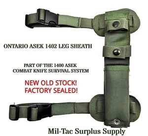 ONTARIO ASEK 1402 BEINSCHEIDE (TEIL VON 1400 ASEK COMBAT KNIFE SURVIVAL SYSTEM) - Bild 1 von 7