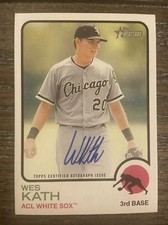 2022 Topps Heritage Minors Wes Kath Autograph #ROA-WK