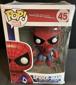 Funko Pop! Marvel The Amazing Spider-Man 2 #45 SpiderMan - Box Damage See Pics! - Picture 1 of 6
