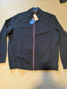 New Tommy Bahama Flip Side Twill Zip Jacket-M-NWT - Picture 1 of 4