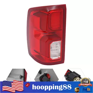Left LED Tail Light For 2016 2017 2018 Chevy Silverado 1500 High Country Lamp - Foto 1 di 21