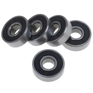 5Pcs Black ABEC-7 608RS Skateboard Roller Sealed Ball Bearings 8x22_AUS jbCA-lq_ - Picture 1 of 10
