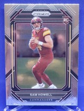 Sam Howell 2022 Prizm Football Rookie Card #306 Washington Commanders 