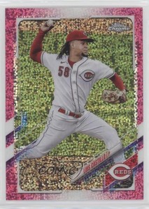 2021 Topps Chrome Magenta Speckle Refractor /350 Luis Castillo #31